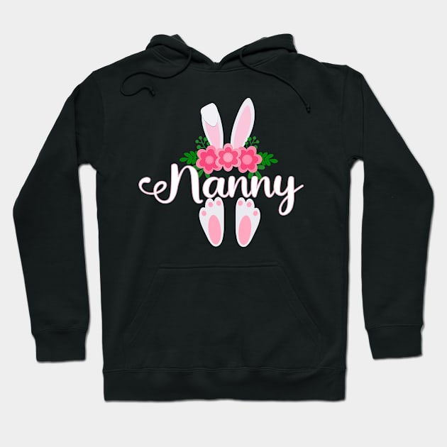 EASTER BUNNY NANNY FOR HER - MATCHING EASTER SHIRTS FOR WHOLE FAMILY Hoodie by KathyNoNoise